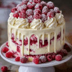 White Chocolate Raspberry Dream Cake : A Heavenly Dessert Recipe