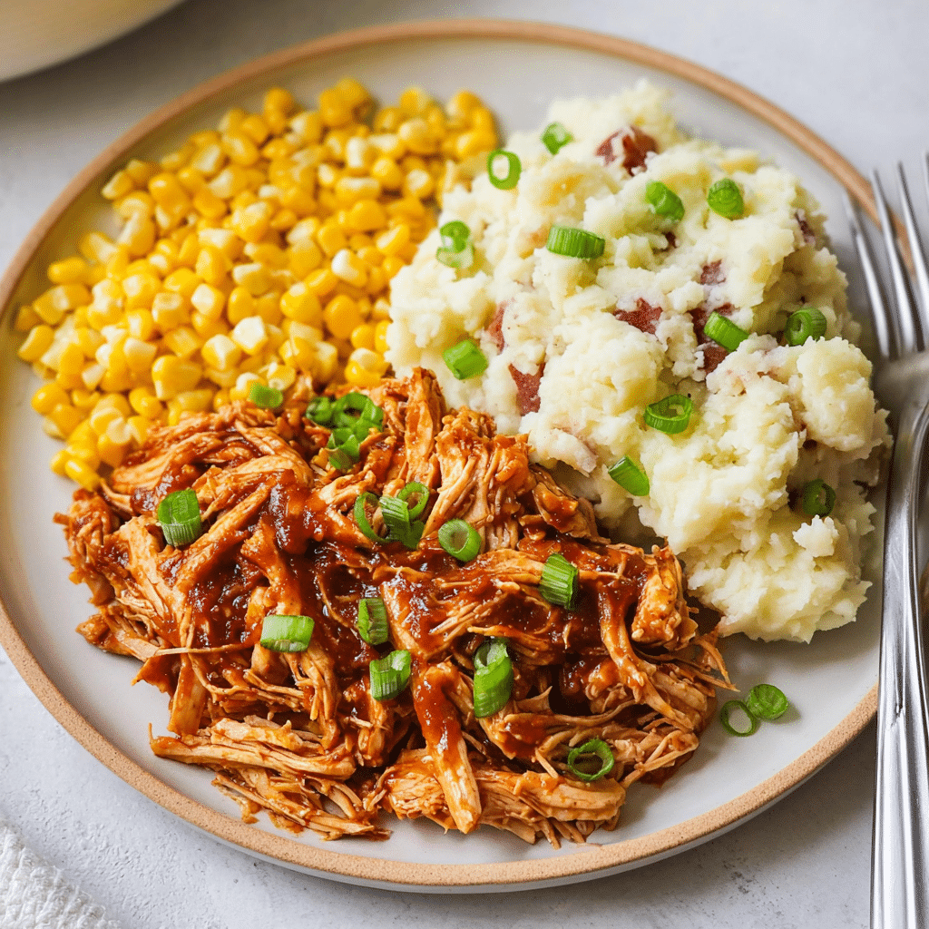 Crock Pot BBQ Chicken Recipe - Recipe Image