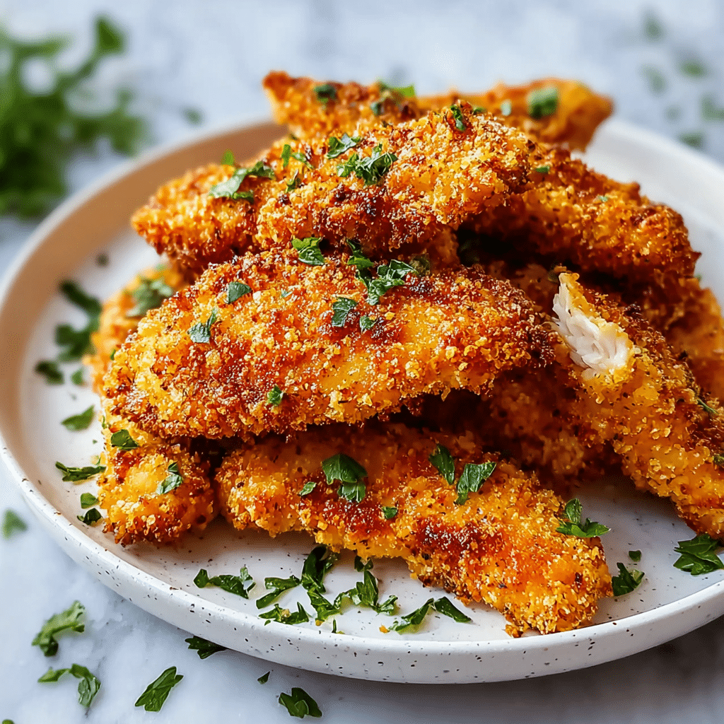 Crispy Baked Chicken Tenders Recipe - Recipe Image