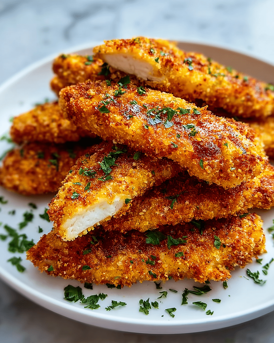 Crispy Baked Chicken Tenders Recipe