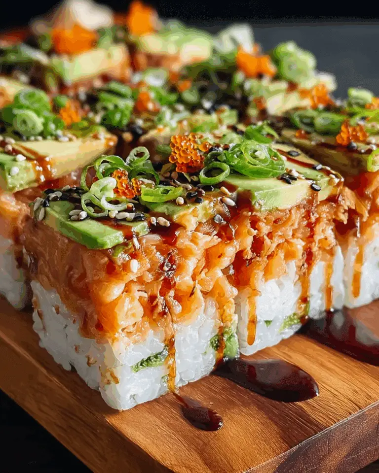 Spicy Salmon Sushi Bake Recipe