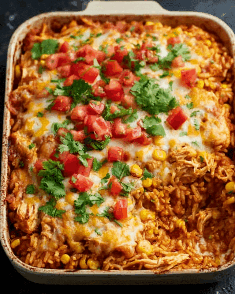 Chicken Enchilada Rice Casserole Recipe