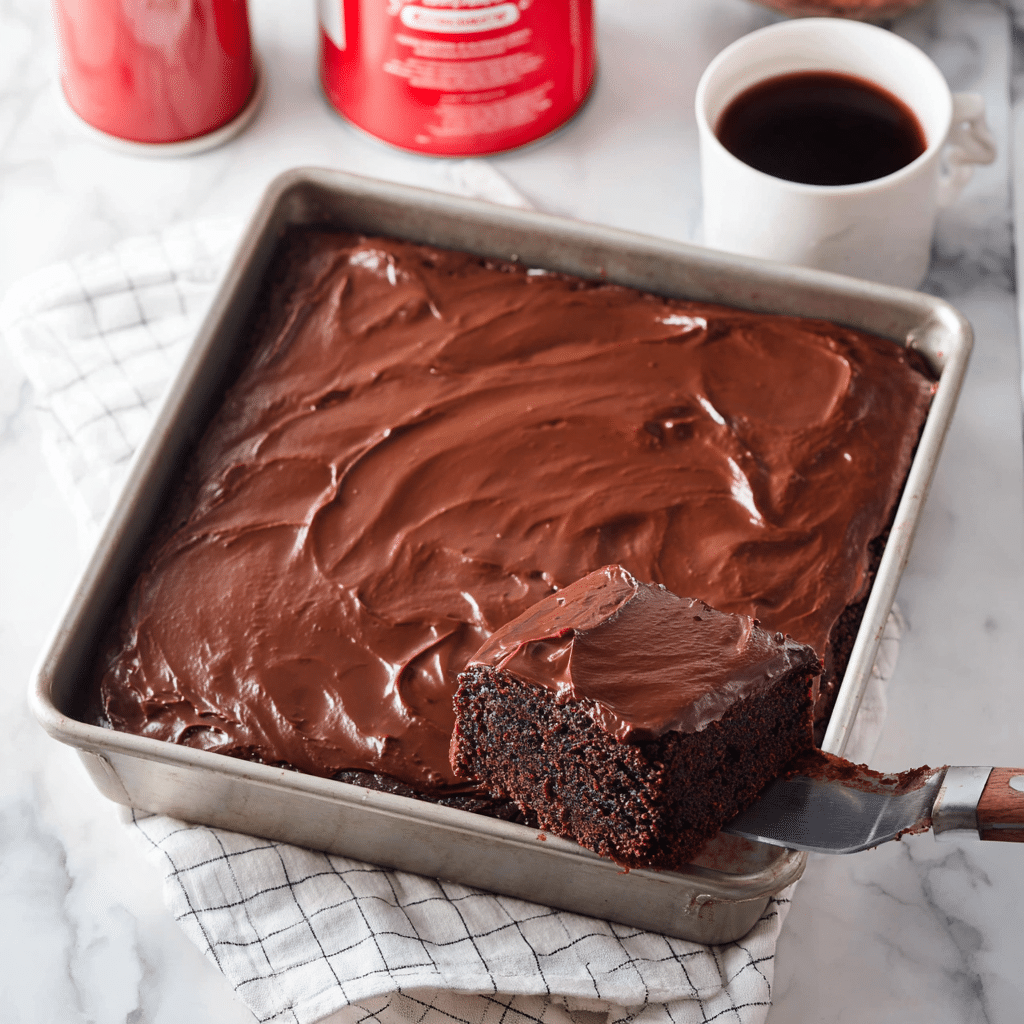 Busy Day Chocolate Cake Recipe - Recipe Image