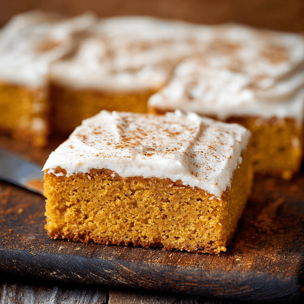 The BEST Pumpkin Bars with Cream Cheese Frosting Recipe - Recipe Image