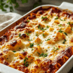 Cheesy Baked Ravioli Casserole Recipe