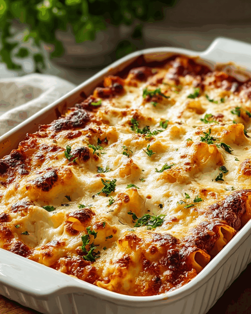 Cheesy Baked Ravioli Casserole Recipe