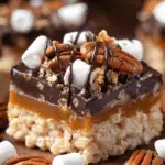 Caramel Turtle Rice Krispie Treats Recipe