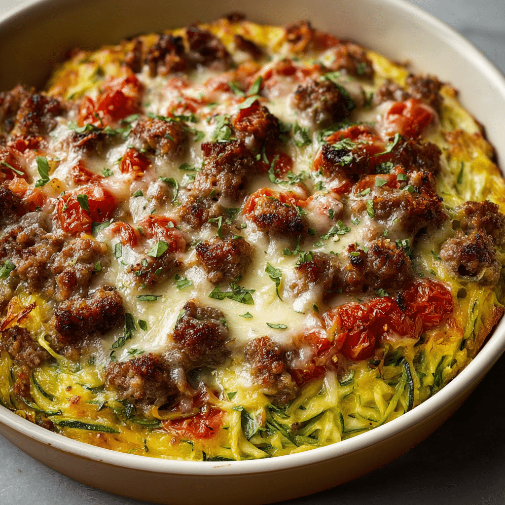 Zucchini Pizza Casserole Recipe - Recipe Image
