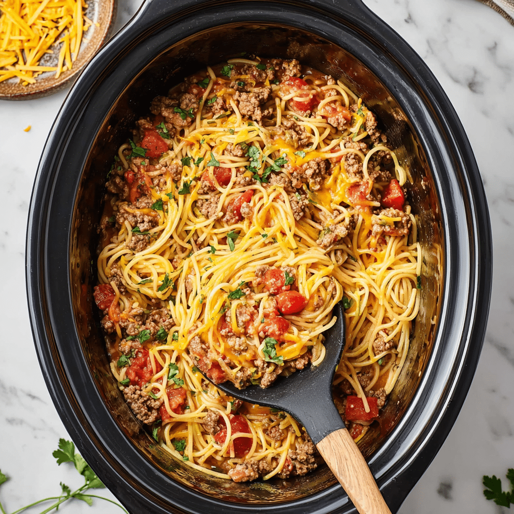 TACO SPAGHETTI: Recipe - Recipe Image