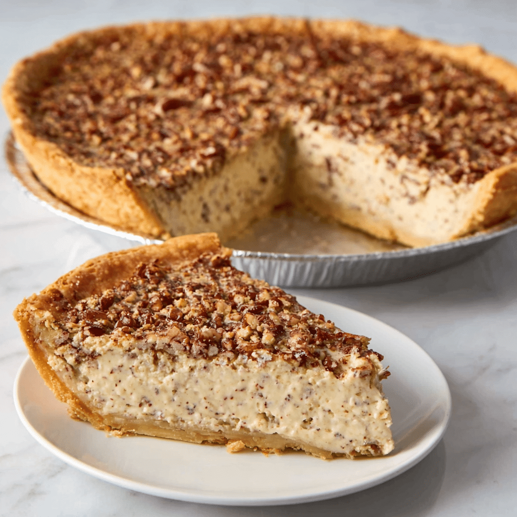 Pecan Cream Pie Recipe - Recipe Image