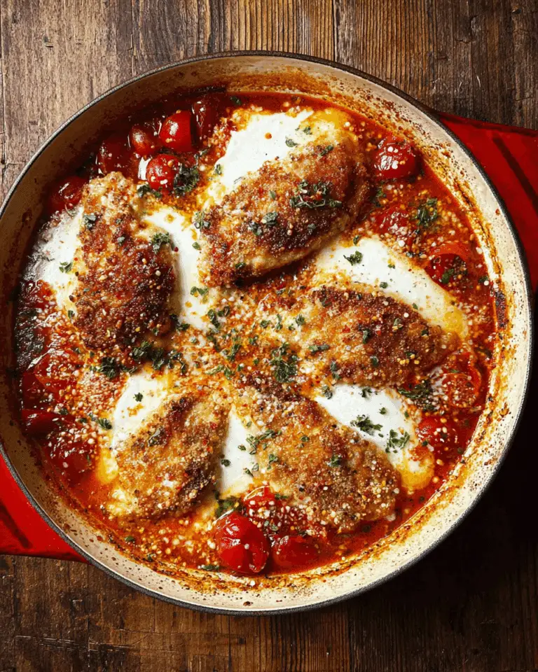 Garlic Tomato Chicken with Mozzarella Recipe