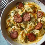 Slow Cooker Pierogi Kielbasa Casserole Recipe