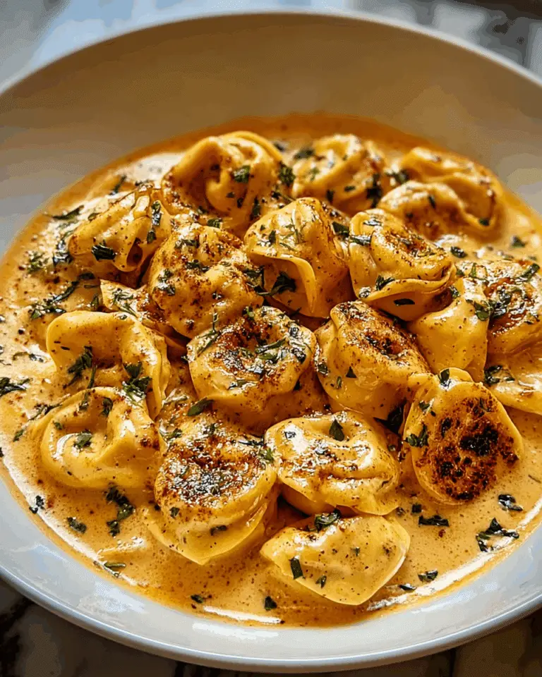 CAJUN CHICKEN TORTELLINI WITH GARLIC SAUCE Recipe
