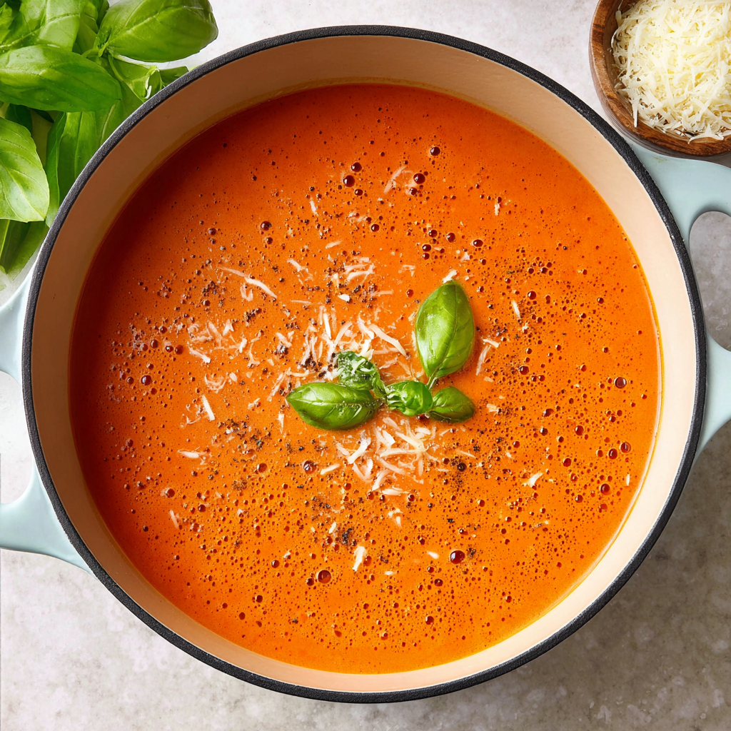High Protein Tomato Soup Recipe - Recipe Image