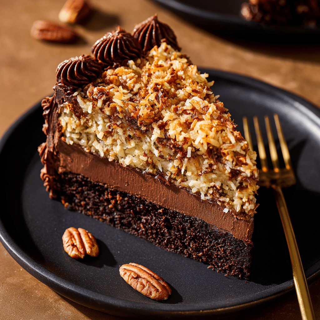 German Chocolate Cheesecake Recipe - Recipe Image