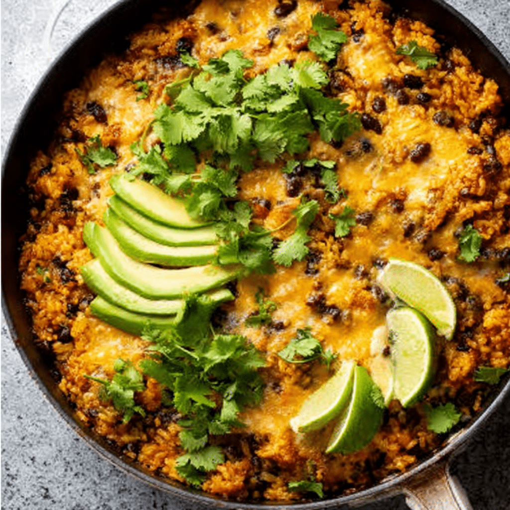 Salsa Verde Chicken and Rice Casserole Recipe - Recipe Image