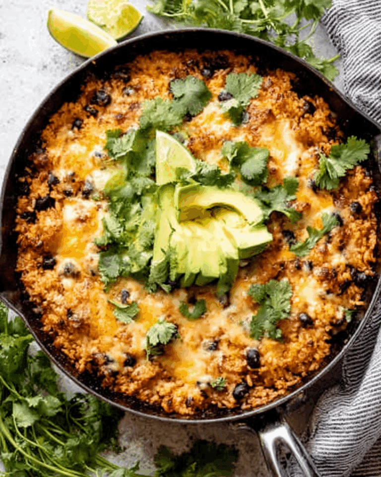 Salsa Verde Chicken and Rice Casserole Recipe