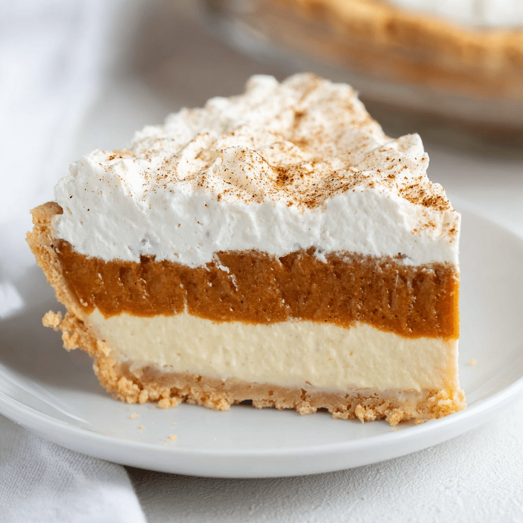 Easy No Bake Pumpkin Pie Recipe - Recipe Image