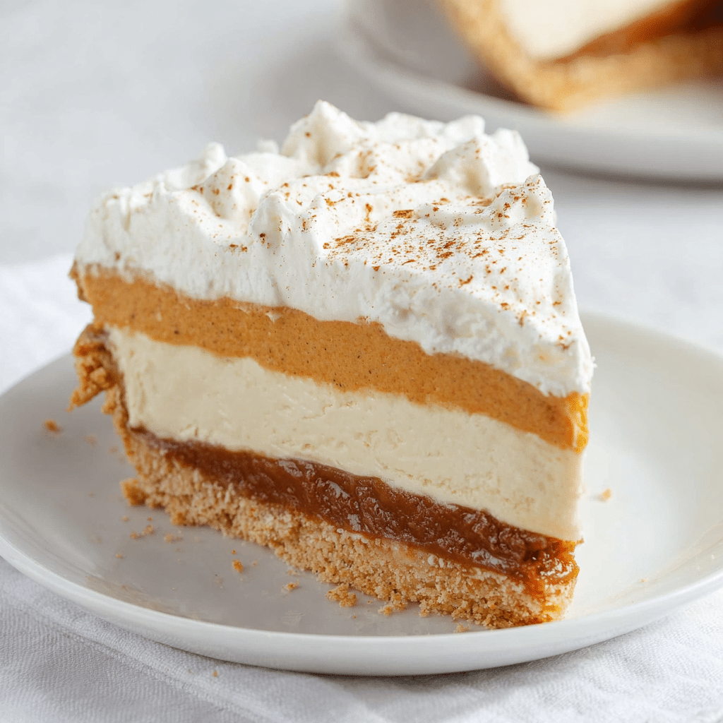Easy No Bake Pumpkin Pie Recipe - Recipe Image