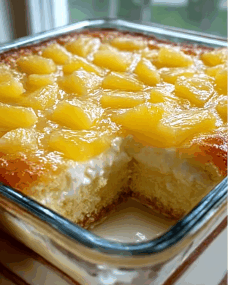 Juicy Pineapple Heaven Cake Recipe