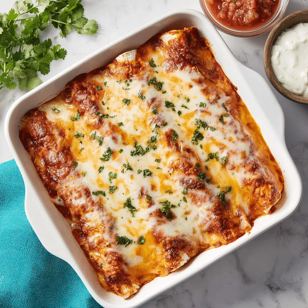 Small Batch Chicken Enchiladas Recipe - Recipe Image