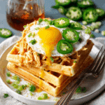 Cheddar Jalapeño Cornbread Waffles Recipe