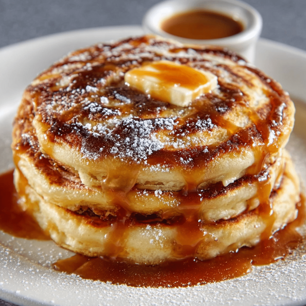 Brown Sugar Cinnamon Swirl Pancakes Recipe - Recipe Image
