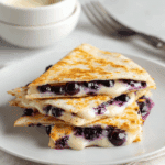 Blueberry Breakfast Quesadilla Recipe