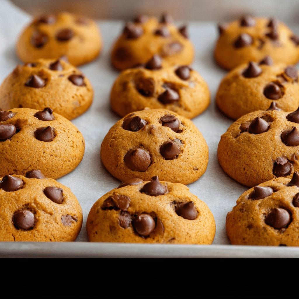 Pumpkin Chocolate Chip Cookies Recipe - Recipe Image