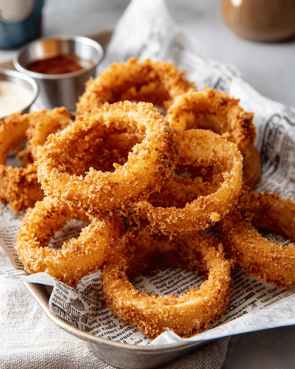homemade onion rings are crispy, golden, and addictive Recipe