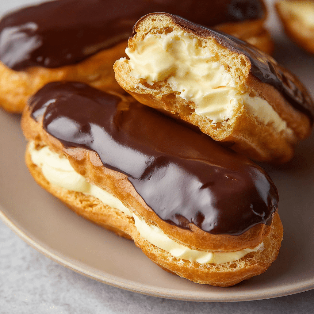 Mini Eclairs Recipe - Recipe Image