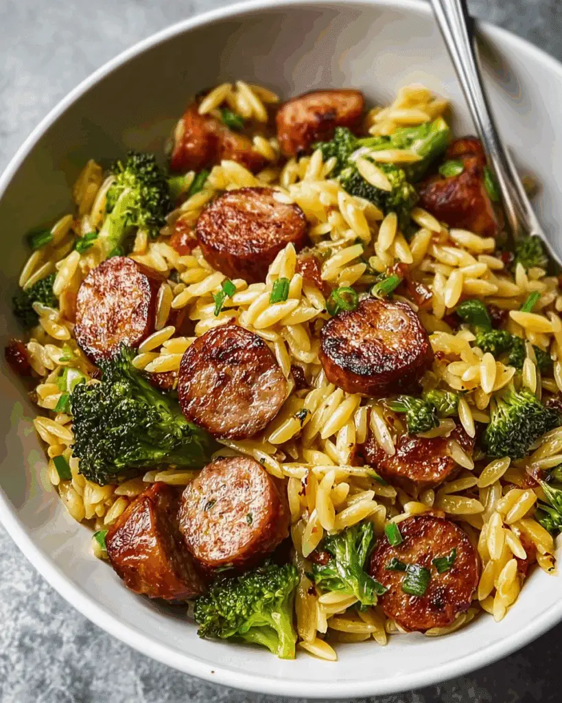 Chicken Sausage and Broccoli Orzo: A Delicious Recipe! Recipe