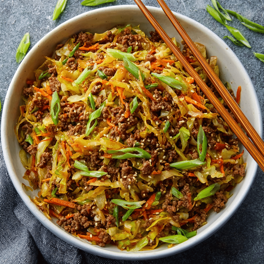 Egg Roll in a Bowl Recipe - Recipe Image