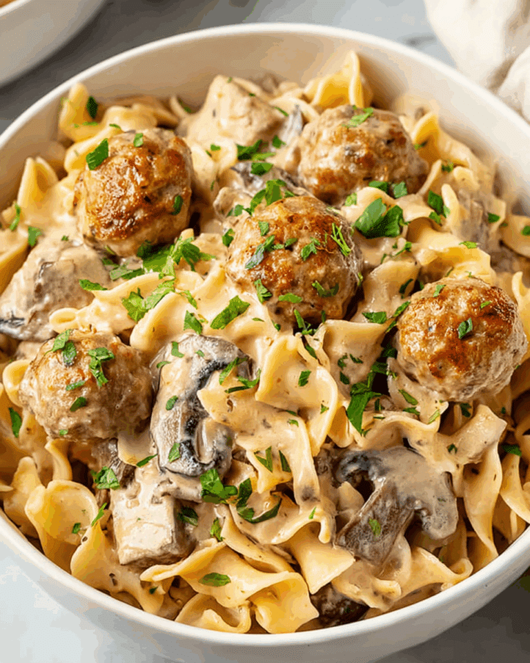 Slow Cooker Meatball Stroganoff Recipe