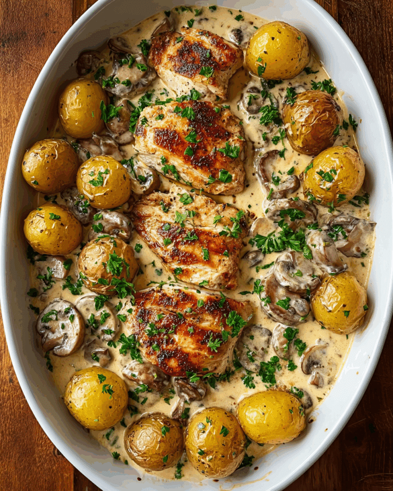 Chicken and Potatoes with Dijon Cream Sauce Recipe