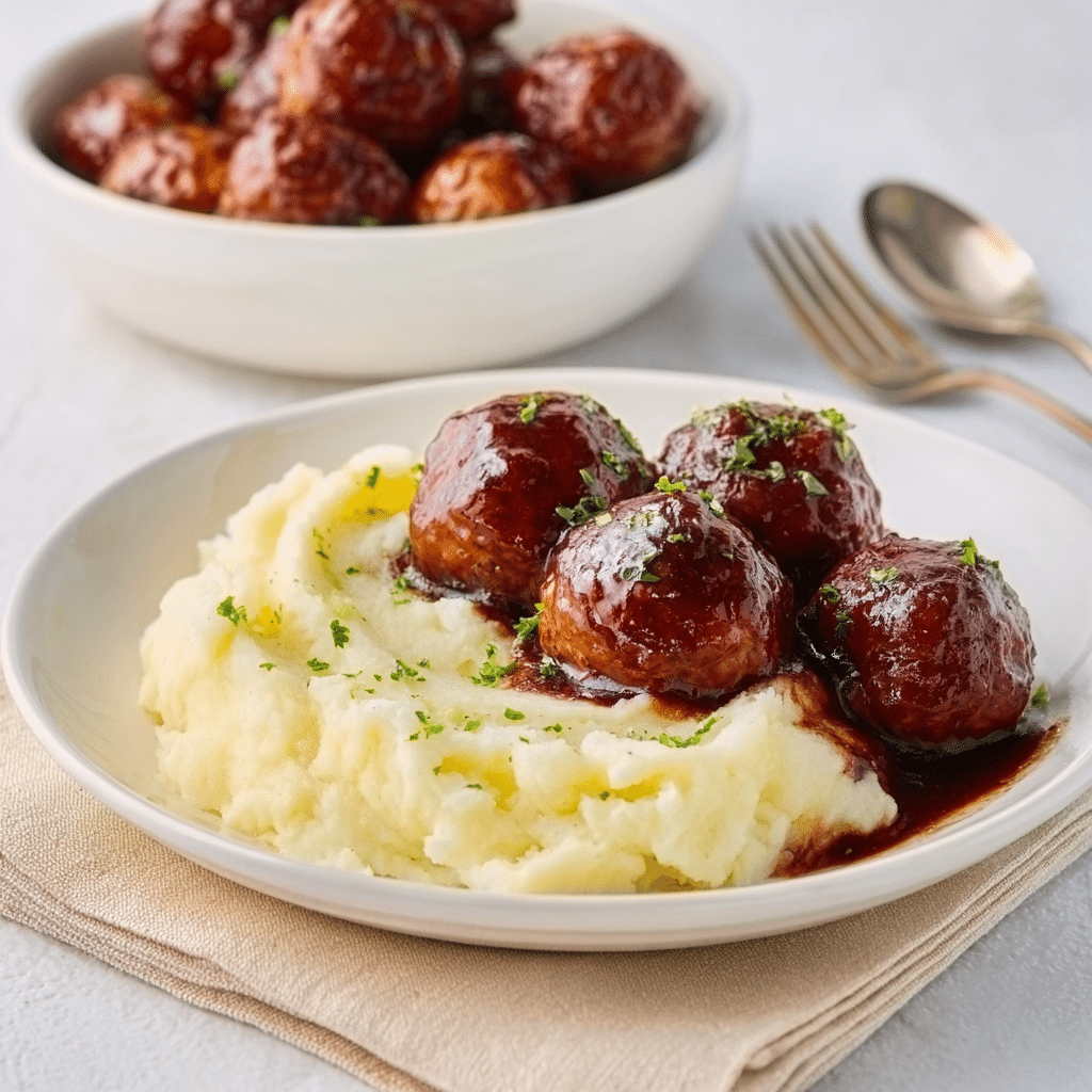 Grape Jelly Meatballs Recipe - Recipe Image