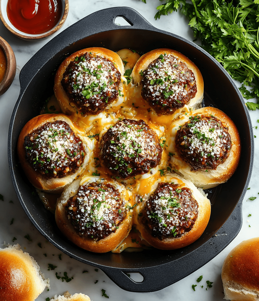 Irresistible Garlic Parmesan Cheeseburger Bombs Recipe