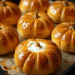 crescent pumpkins with cream cheese and pumpkin pie filling Recipe