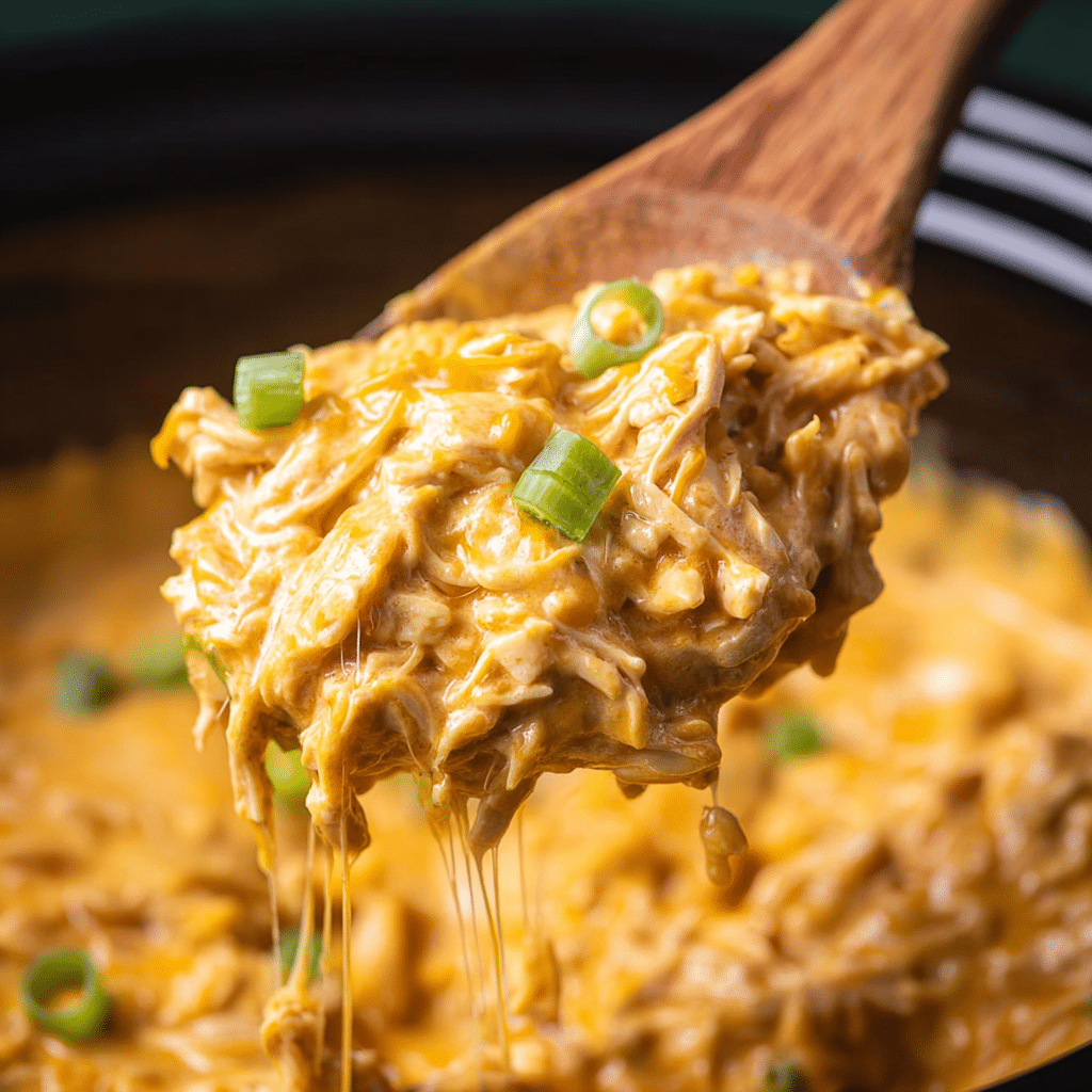 Slow Cooker Buffalo Chicken Mac & Cheese Recipe - Recipe Image