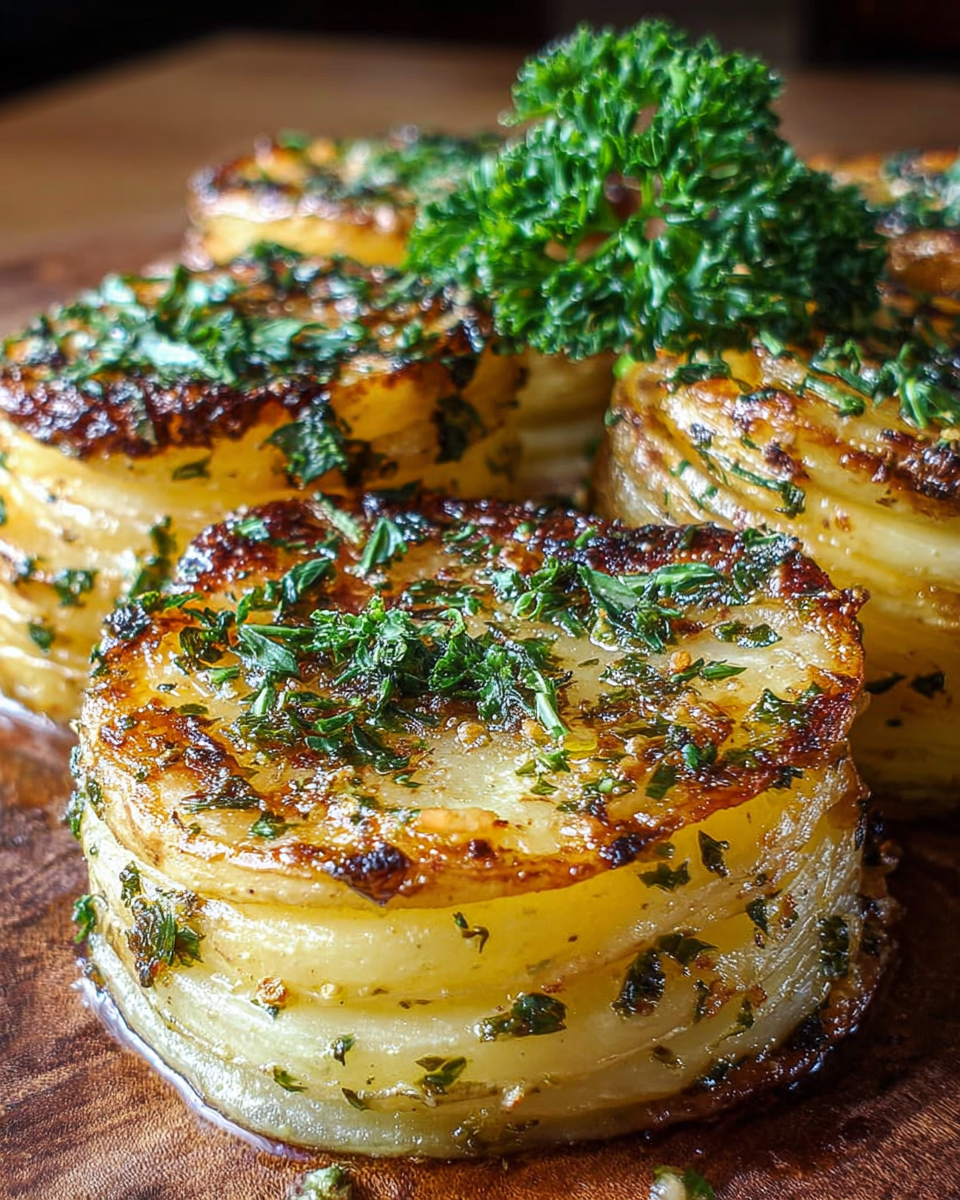 Elegant RoastePotato Stacks to Impress! Recipe