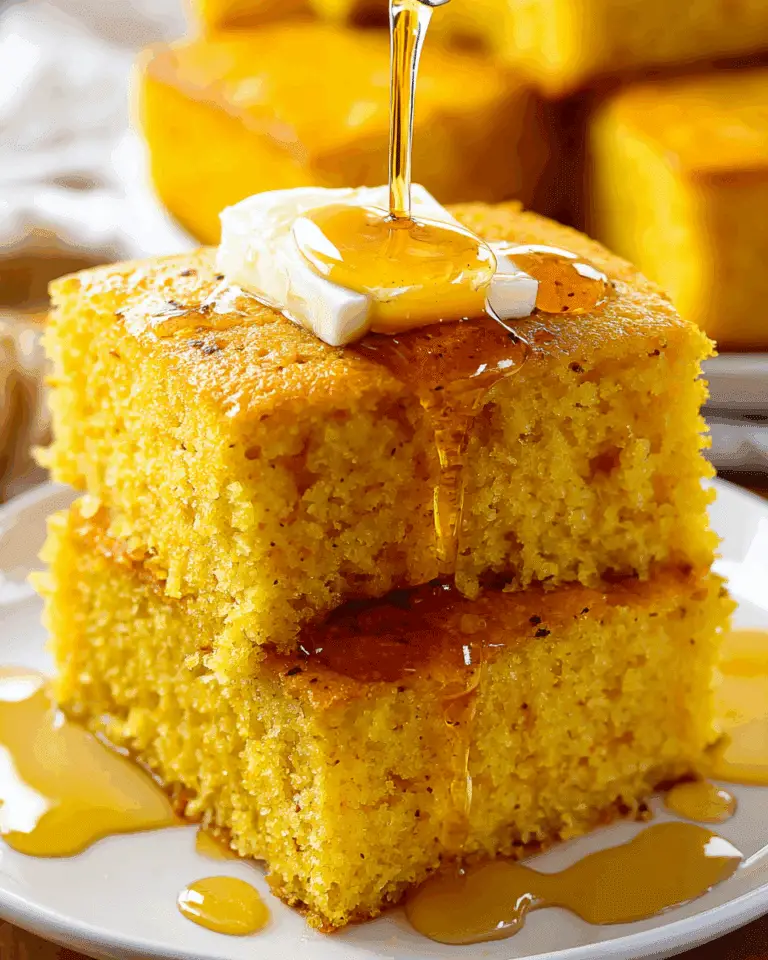 Cinnamon Honey Butter Sweet Potato Cornbread Recipe