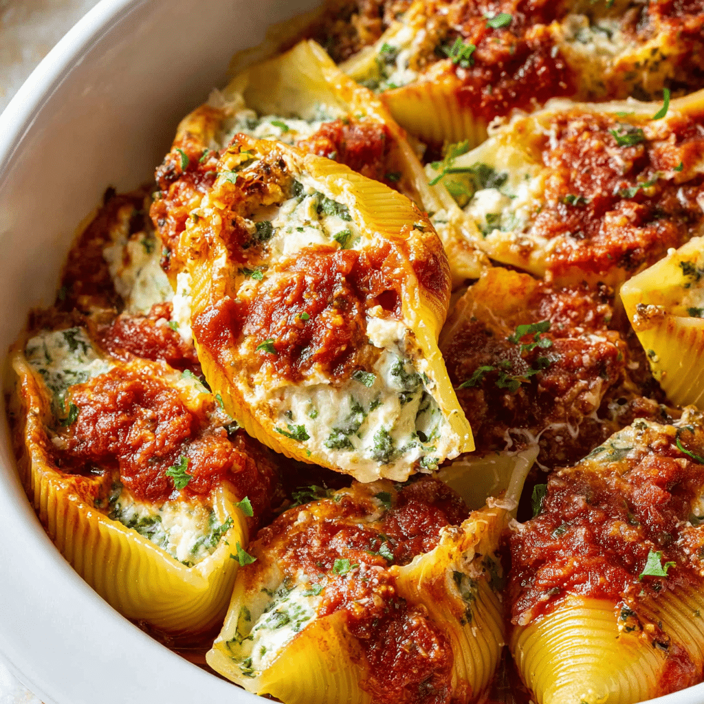 Classic Stuffed Shells Recipe - Recipe Image