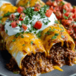 Beef and Cheese Chimichangas Recipe