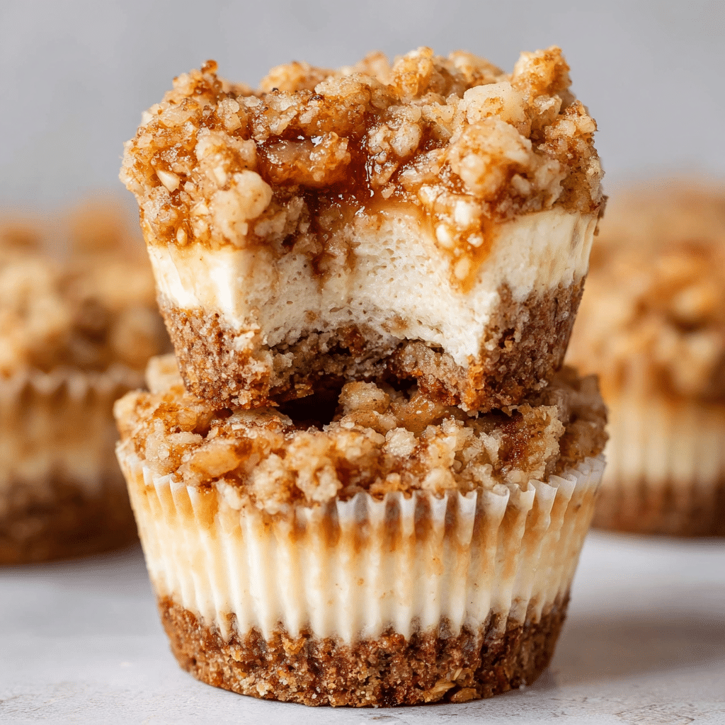 Apple Crisp Cheesecake Bites Recipe - Recipe Image