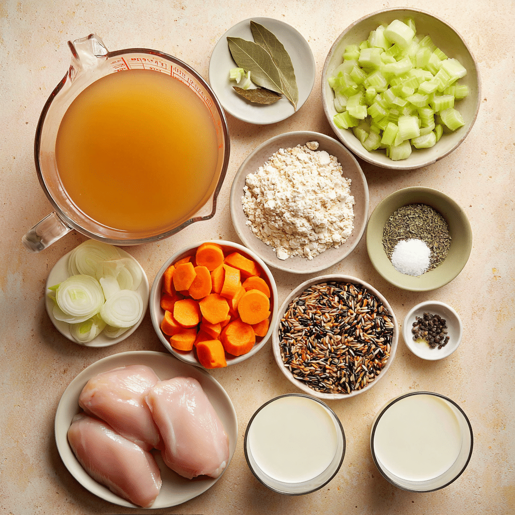 Creamy Crockpot Chicken Wild Rice Soup Recipe - Recipe Image