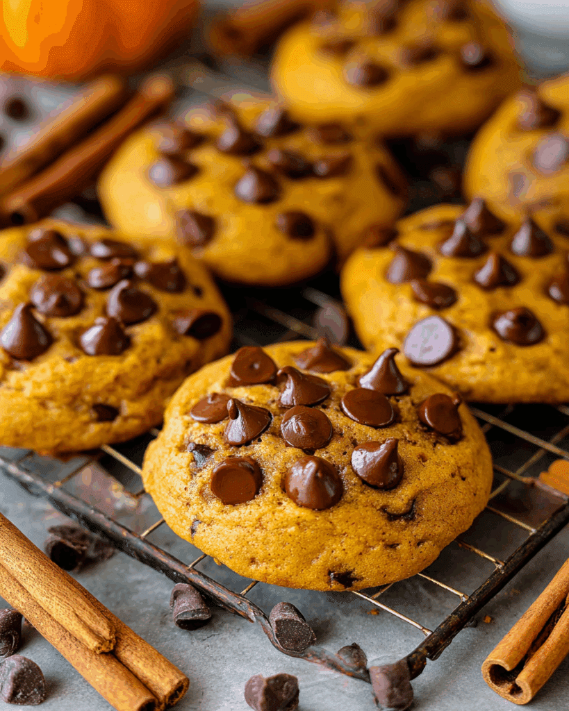 Pumpkin Chocolate Chip Cookies Recipe