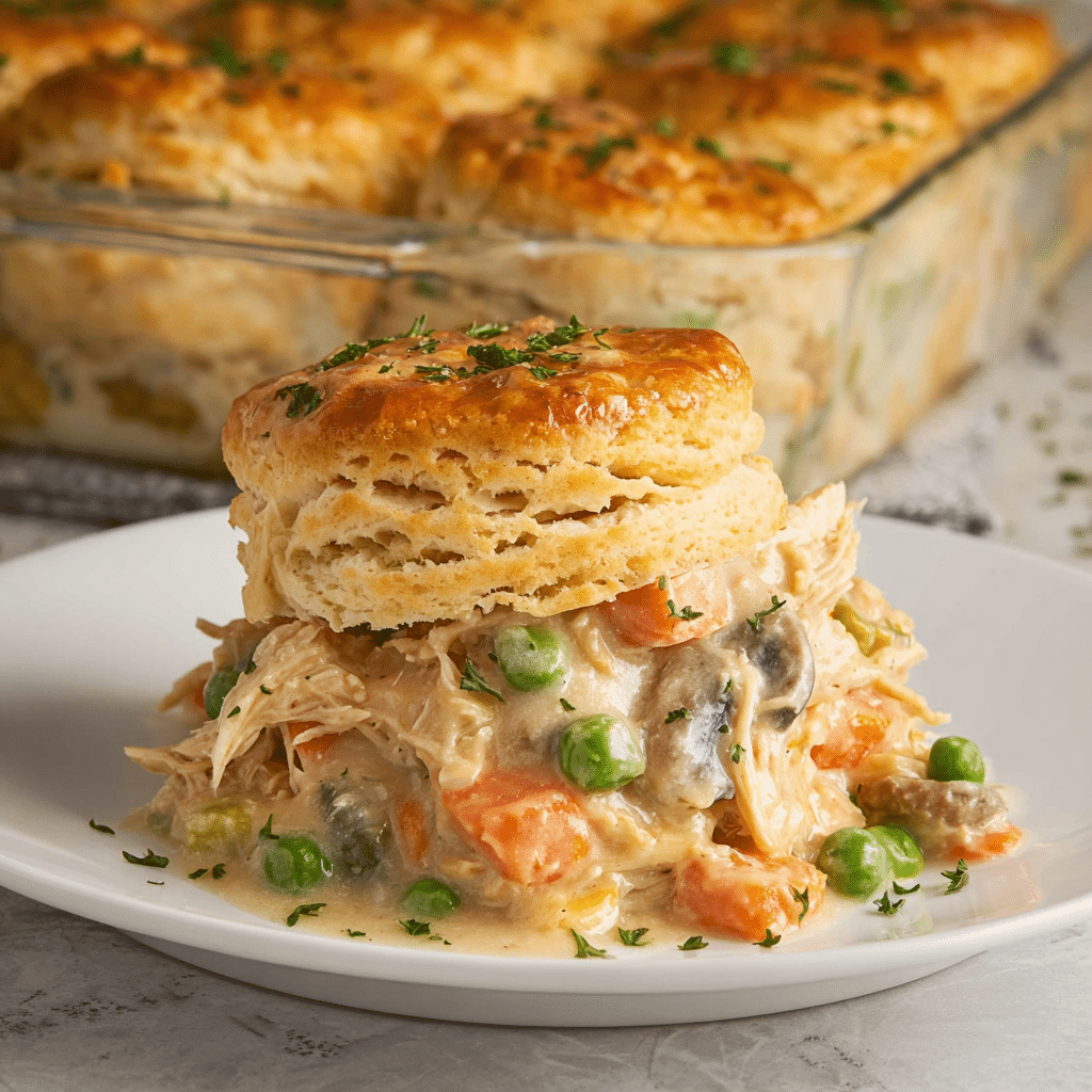 Chicken Pot Pie Casserole Recipe - Recipe Image
