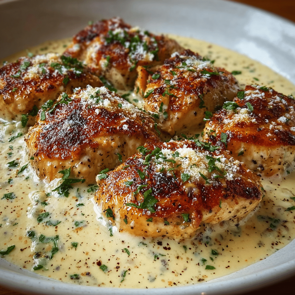 Best Creamy Garlic Parmesan Chicken Recipe - Recipe Image