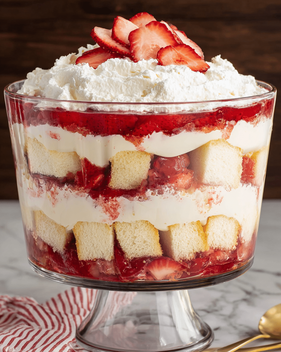 Strawberry Trifle with Cream Cheese Recipe