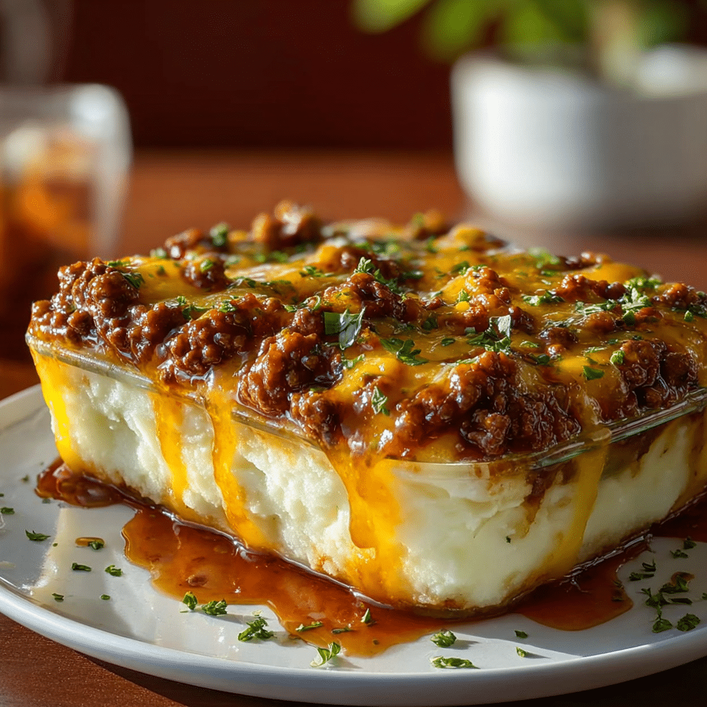Loaded Potato Meatloaf Comfort Recipe - Recipe Image